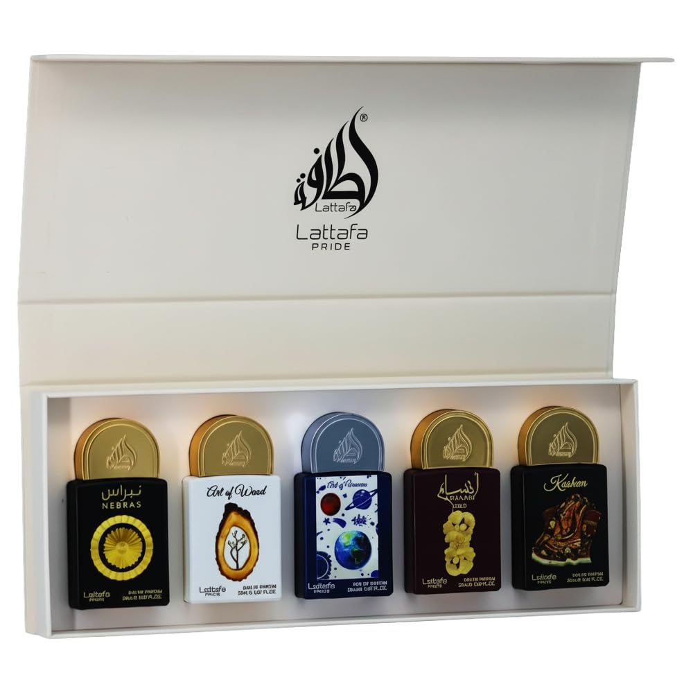 Lattafa Giftset Collection Eau De Parfum | Musk, Amber & Woody Fruity Scents - Long-Lasting Fragrance Set