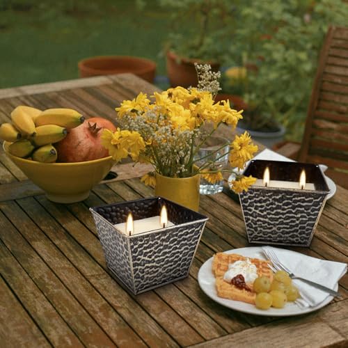 Citronella Candles 2-Pack - 12oz Scented for Indoor & Outdoor Use