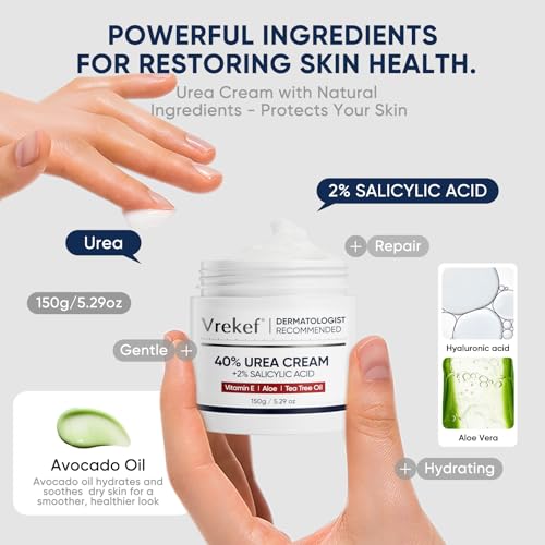60% Urea Foot Cream with Salicylic Acid for Dry Cracked Skin