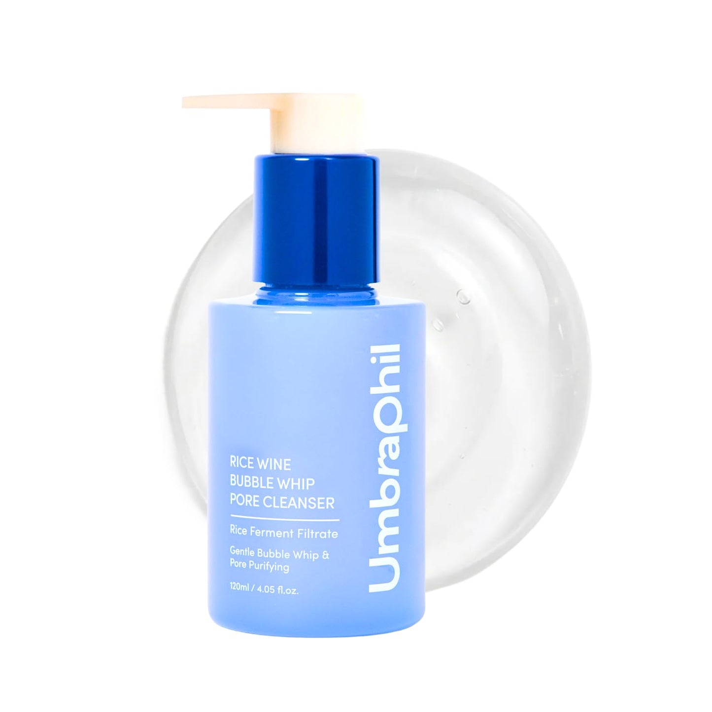 Rice Wine Bubble Whip Facial Cleanser - Gentle Daily Face Wash for Sensitive Skin | Deep Pore Cleansing Foam (4.05 Fl Oz)