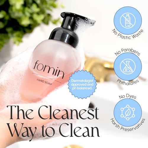 FOMIN 16-Pack Foaming Hand Soap Tablets Refill Variety Pack - Eco-Friendly & Reusable
