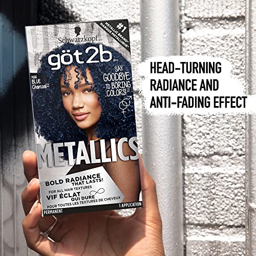 Got2B Metallics Permanent Hair Color - M66 Blue Charcoal