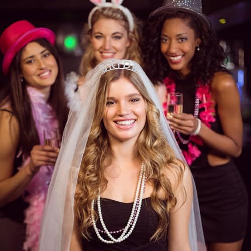 KICOSY Rhinestone Bride Headband for Weddings & Bachelorette Parties