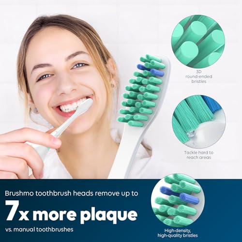 4 Pack Replacement Toothbrush Heads for Philips Sonicare - Compatible with E-Series, Essence, Xtreme, Elite, Advance, CleanCare