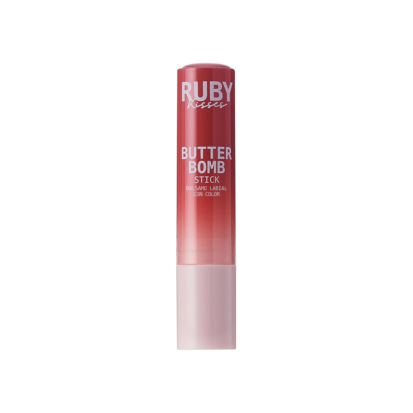 Ruby Kisses Butter Bomb Lip Balm - Ultra Hydrating Tinted Lip Gloss | Lightweight Buildable Color, Birthday Cake Flavor