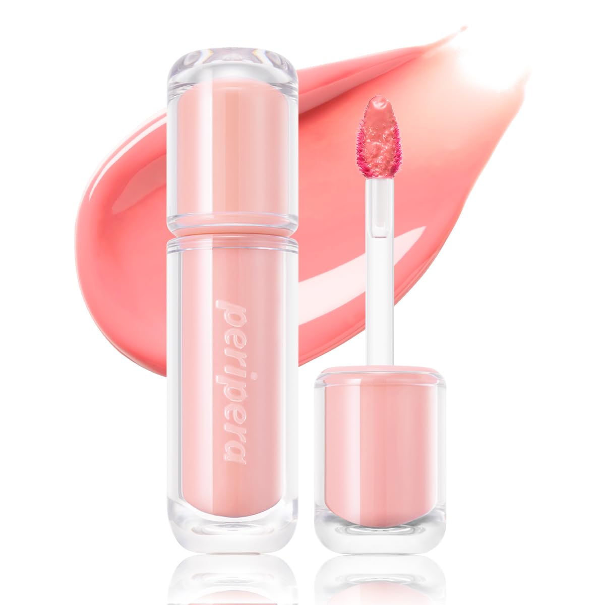 Peripera Mood Glowy Tint - Buildable K-Beauty Lip Tint for Sensitive Lips | Lightweight, Non-Sticky, 01 Tiny Strawberry
