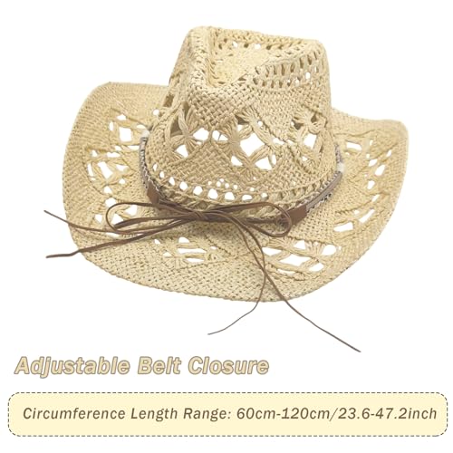 Turquoise Feather Cowboy Hat Band for Women & Men - Handmade Western Accessory