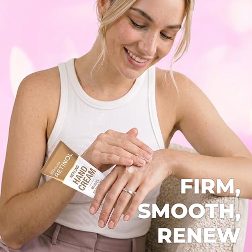 Retinol LIVAURA Hand Cream for Dry Cracked Hands - Moisturizing & Fast Absorbing