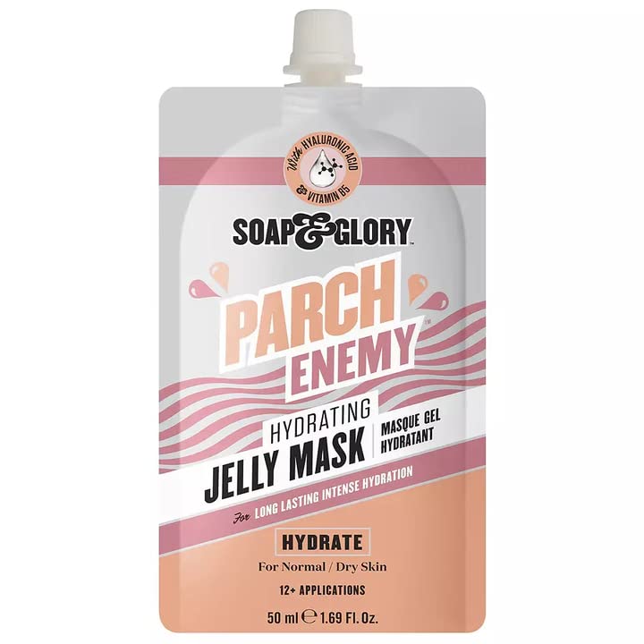 Hydrating Face Mask with Vitamin B5 & Hyaluronic Acid - Long Lasting Moisture, 50ml