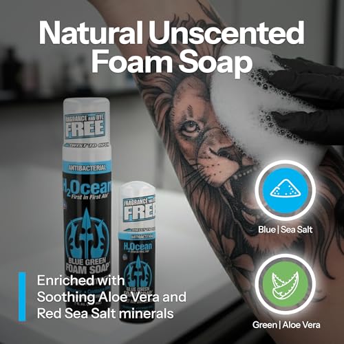 H2Ocean Antibacterial Tattoo Aftercare Foam Soap - 7 Fl Oz