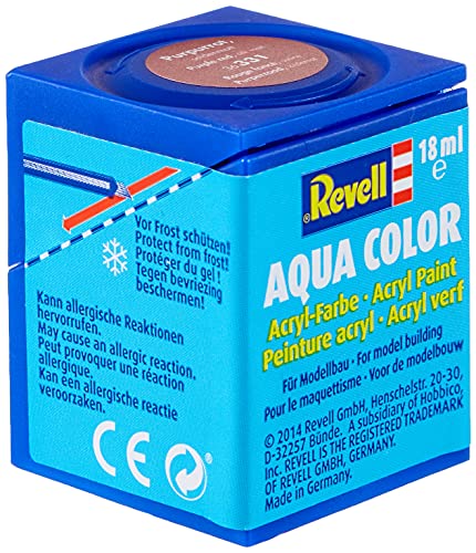 Revell Aqua Red Bordeaux Satin Paint for Model Kits 36331