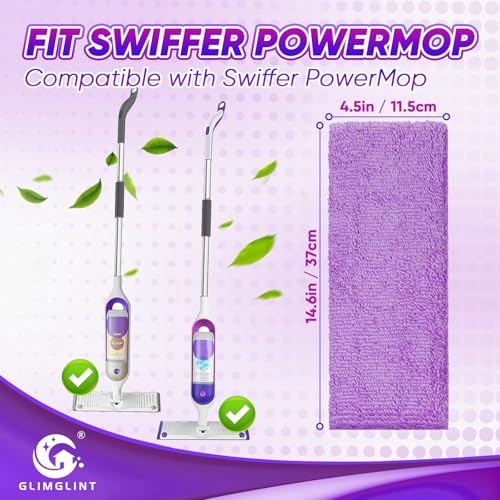 GLIMGLINT Reusable Microfiber Mop Pads for 13-15 Inch Spray Mops, 16 Pack
