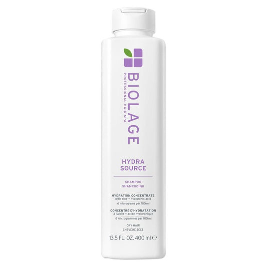 Biolage Hydra Source Shampoo - Moisturizing Aloe Vera & Hyaluronic Acid for Dry Hair | Vegan, Paraben-Free