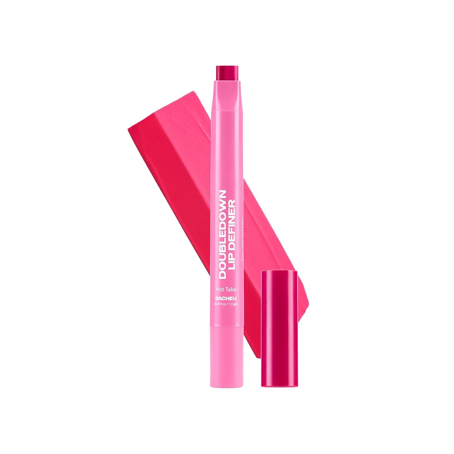 Sacheu DoubleDown Lip Definer - 2-in-1 Hydrating Lip Liner & Balm with Avocado Oil | Daybreak Color