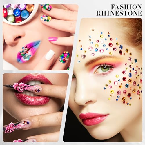 Neon-White Rhinestones 3000pcs SS16 (3.8-4.0mm) Flatback Gems
