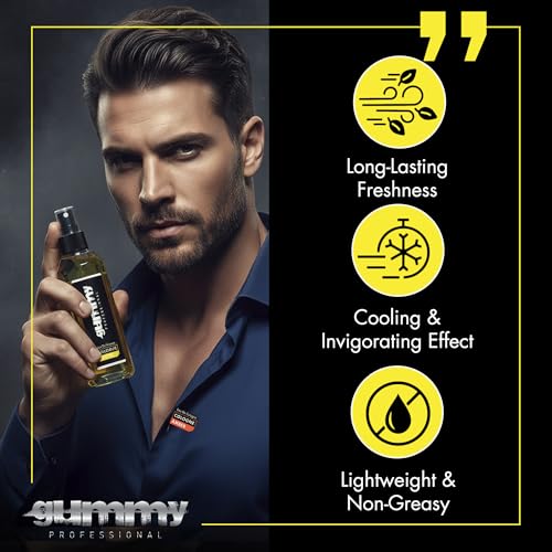 Gummy Lemon Eau de Cologne 400ML - Refreshing Aftershave Spray