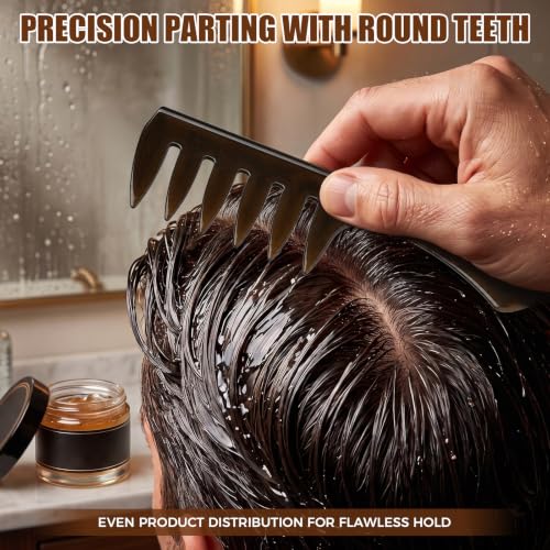 3-Piece Professional Hair Styling Comb Set for Men