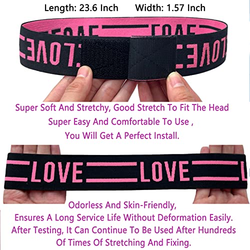 Iraatraa Wig Accessory Set - 5 Elastic Edge Wrap Bands & Tools