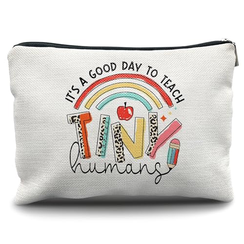 Nogrit Teacher Appreciation Makeup Bag - Stylish Cosmetic Pouch for Travel