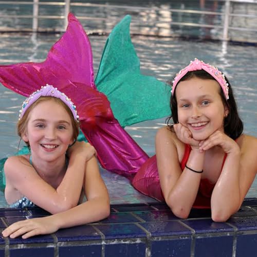 YARIEW Purple Mermaid Knotted Headband - Hair Accessories for Women & Girls