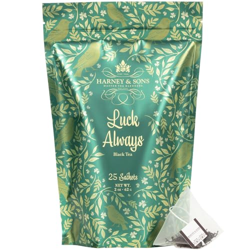 Harney & Sons Luck Always Irish Breakfast Tea Sachets - 25 Count
