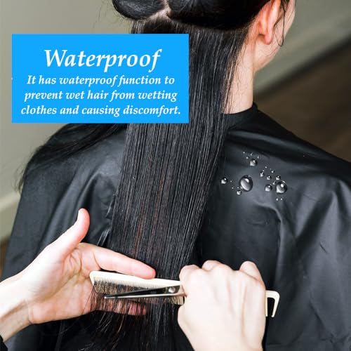Waterproof Hair Salon Cape with Snap Closure for Hairdressers