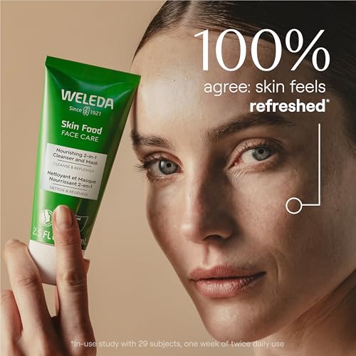 Weleda Skin Food Nourishing Oil-to-Milk Facial Cleanser, 2.5 fl oz