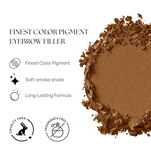 SORMÉ Smudge Proof Eyebrow Powder Kit - Medium Brown with Brush & Stencils