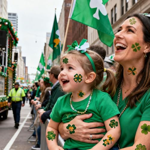 120 Shamrock Temporary Tattoos for St. Patrick's Day Fun