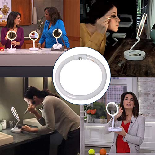 Poweka 7.25 Inch T5 Circular Fluorescent Bulb for Vanity & Makeup Mirrors