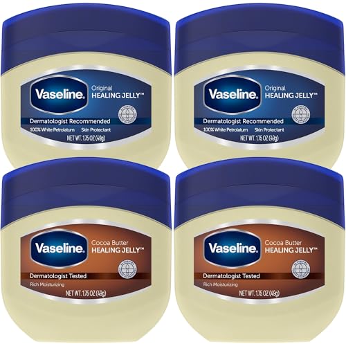 Vaseline Healing Jelly Variety Pack - 4 Travel-Sized Jars