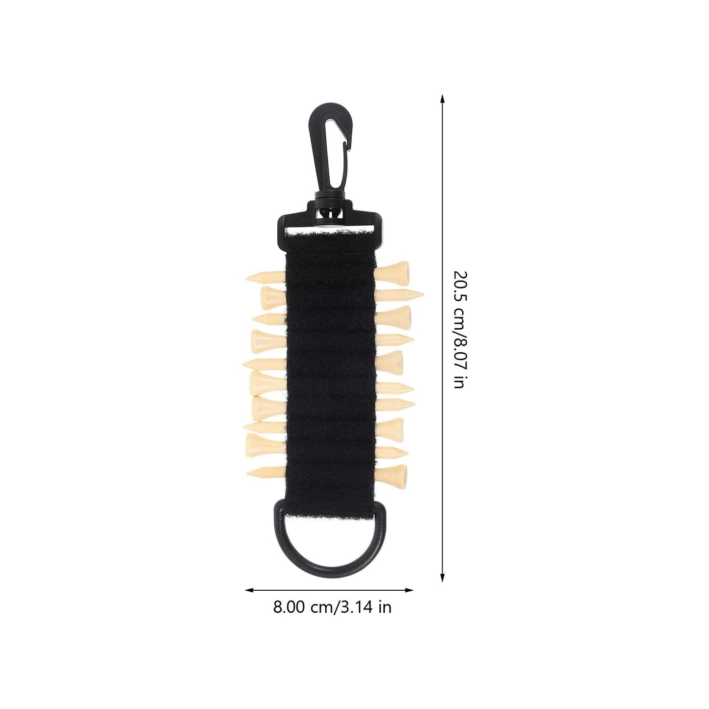 POPETPOP 1 Set of Golf Tee Holder: Hanging Tee Holder for Golf Bag, Portabletee Organizer for Women Men Golfers Bag Pouch Leather Belt Backpack Accessories