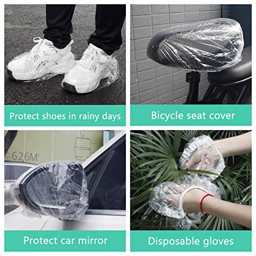 Keeygo Disposable Shower Caps - 50 PCS Waterproof Hair Caps 20.5"