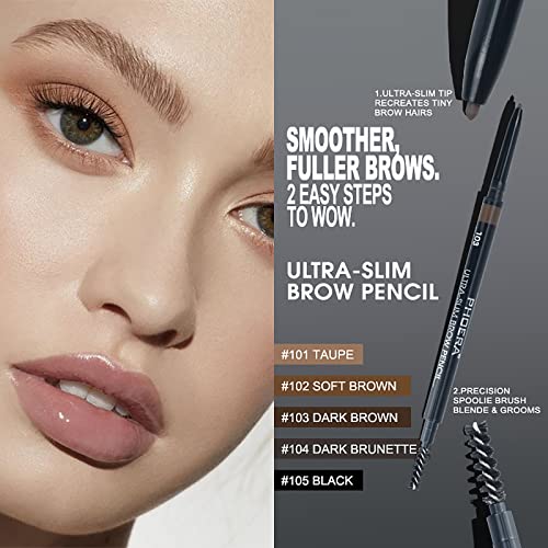 Anglicolor Phoera Eyebrow Pencil 2PC103 - Waterproof & Ultra-Fine Tip