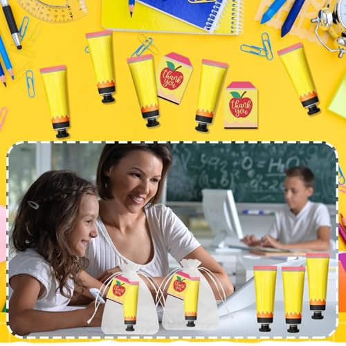 24-Pack Pencil-Shaped Hand Cream Set for Teacher Appreciation Gifts
