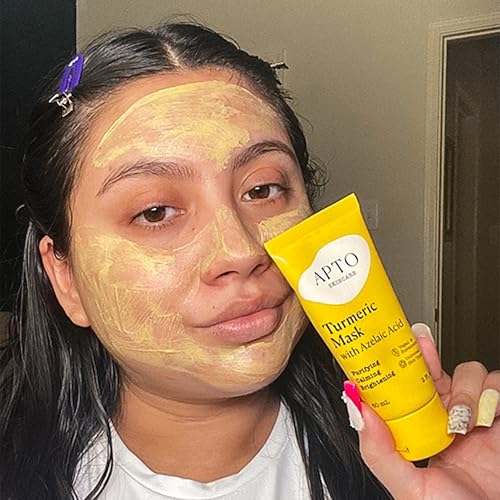 APTO Turmeric Facial Mask with Azelaic Acid - Brightening & Exfoliating 2 oz