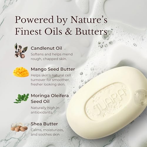 Juara Candlenut Moisturizing Bar Soap with Shea Butter & Moringa Oil