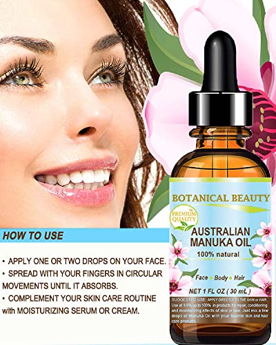 Manuka Oil 100% Natural Virgin Cold Pressed Skin & Hair Moisturizer 0.5oz
