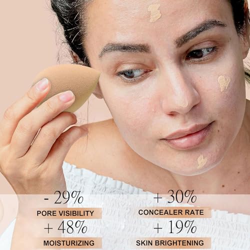 Topcent Airbrush Foundation Makeup Spray, 2.36oz Natural Matte Finish