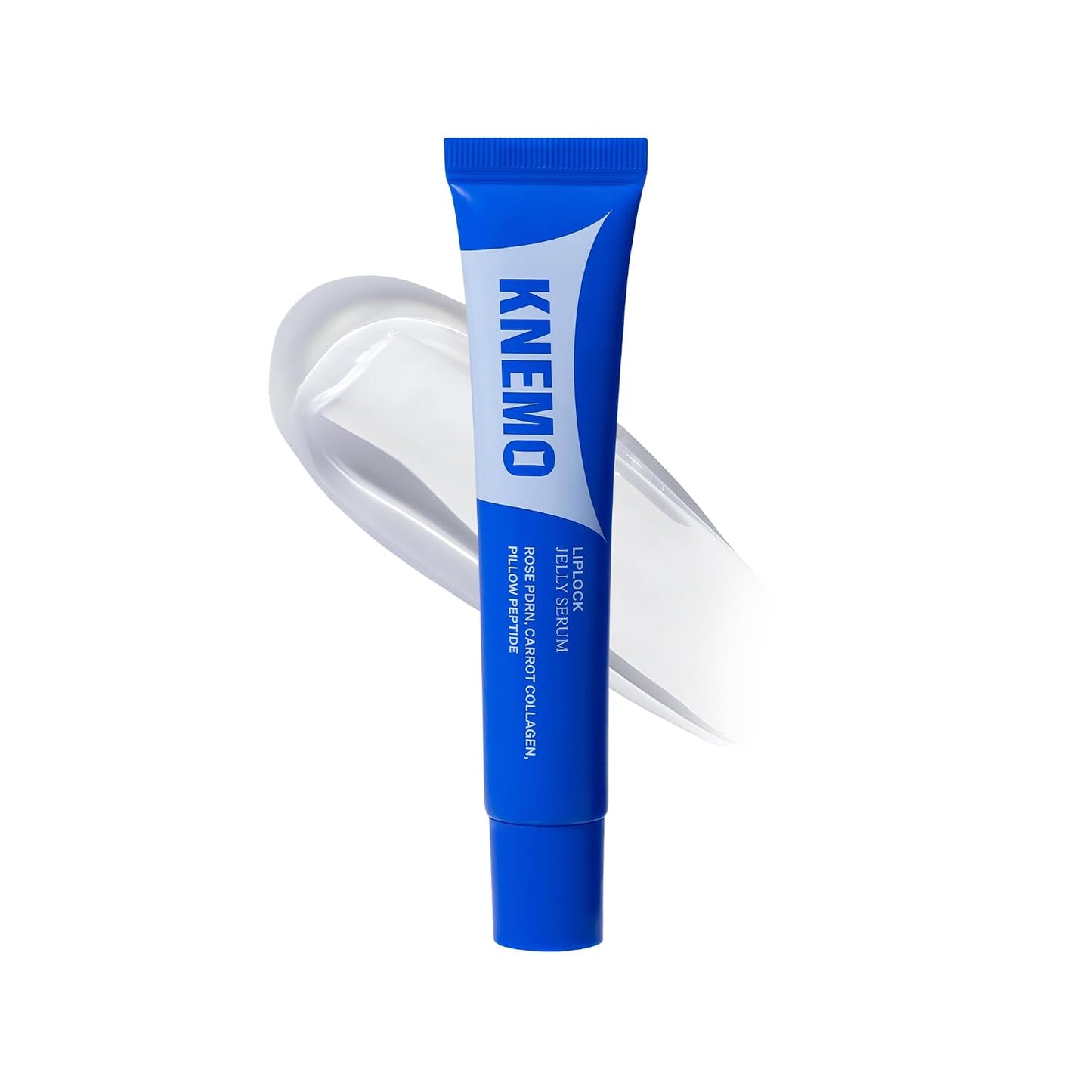 LipLock Jelly Serum for Dry Lips - Hydrating, Plumping Glossy Mask with Rose PDRN & Carrot Collagen | Crystal Clear
