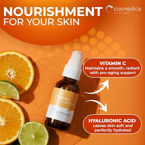 Cosmedica Vitamin C Serum 1 fl oz - Brightening & Anti-Aging with Hyaluronic Acid