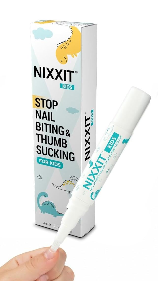 Nail Biting Prevention for Kids - Effective Thumb Sucking Deterrent | Safe Bitter Taste Nail Polish Pen for Ages 3+