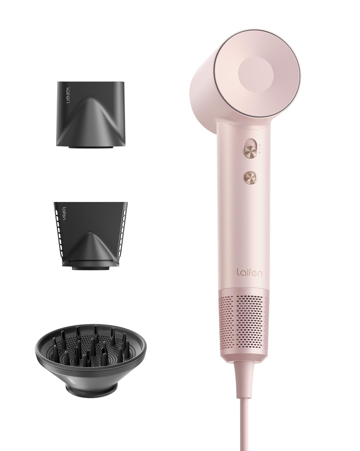 Laifen Swift Hair Dryer - High-Speed 200M Ionic Blow Dryer with Brushless Motor | Fast Drying, Low Noise, Magnetic Nozzle