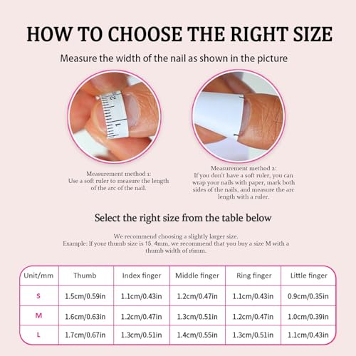 Medium Square Press on Nails with 3D Shell & Starfish Decor - M Size