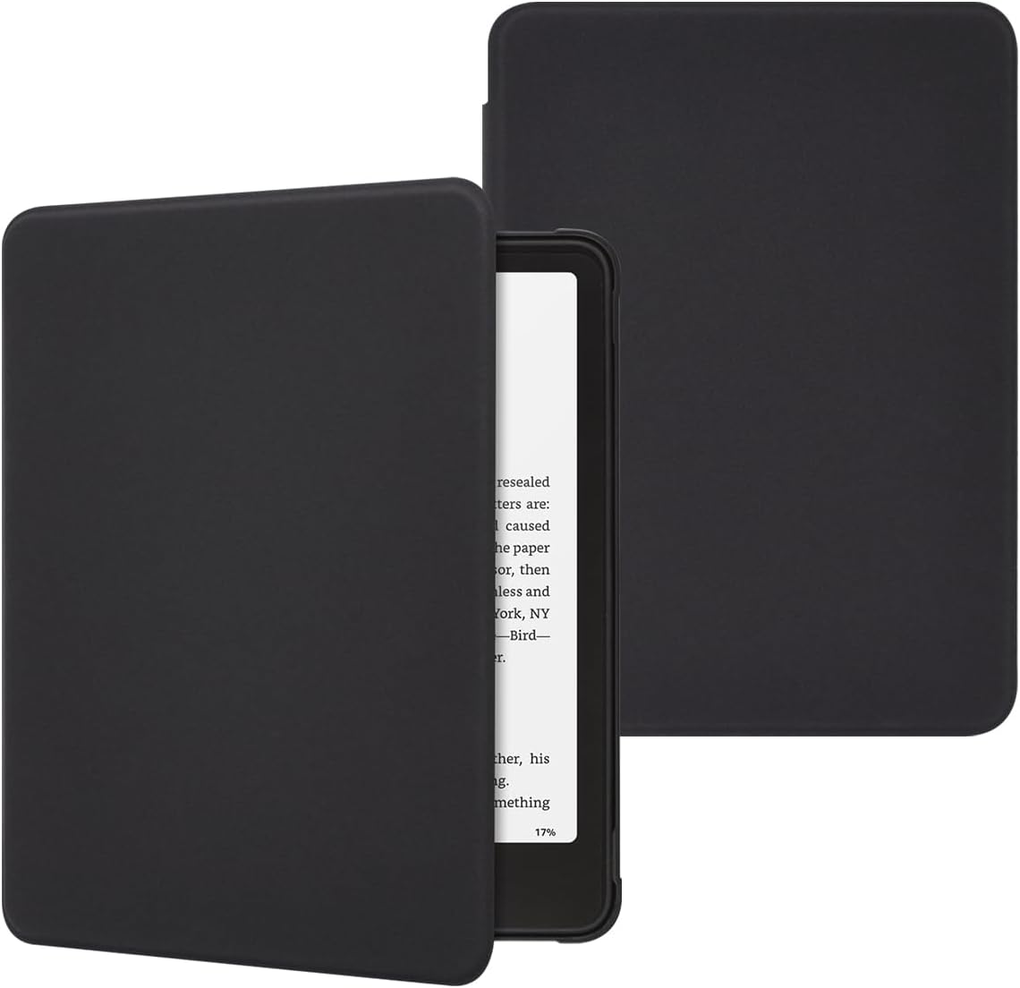 Kindle Paperwhite Case - Slim Protective Cover with Auto Sleep/Wake | Fits 7-Inch 12th Gen & Colorsoft 1st Gen - Black