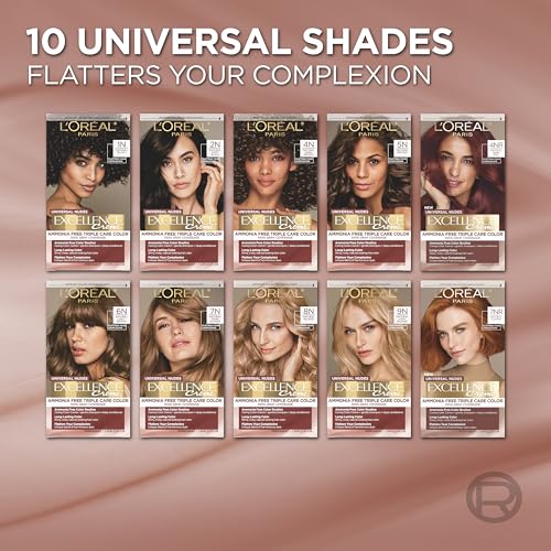 L'Oreal Paris Excellence Universal Nudes 5N Natural Brown Hair Color Kit