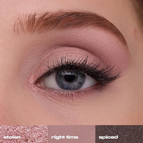 URBAN DECAY Naked 3 Mini Eyeshadow Palette - 6 Soft Pink Shadows, Multi-Use Matte & Shimmer Finishes, Ultra-Blendable, Long-lasting Up to 12HR Wear, Rosy Neutral Shades, Travel Makeup with Mirror