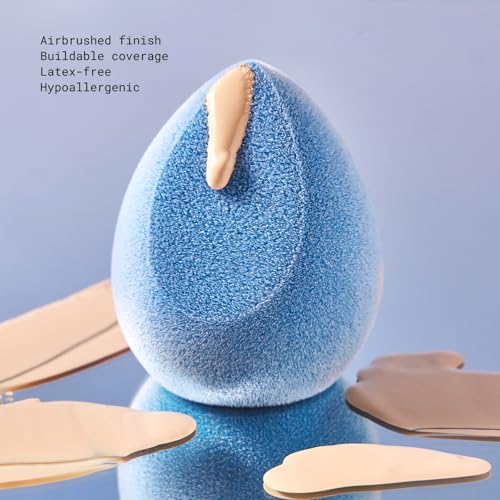 JUNO & Co. Microfiber Makeup Sponge - Dual Layer for Flawless Coverage