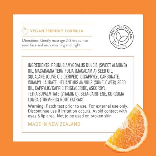 By Nature Hydrating Face Oil with Vitamin C & Turmeric - 1 fl. oz