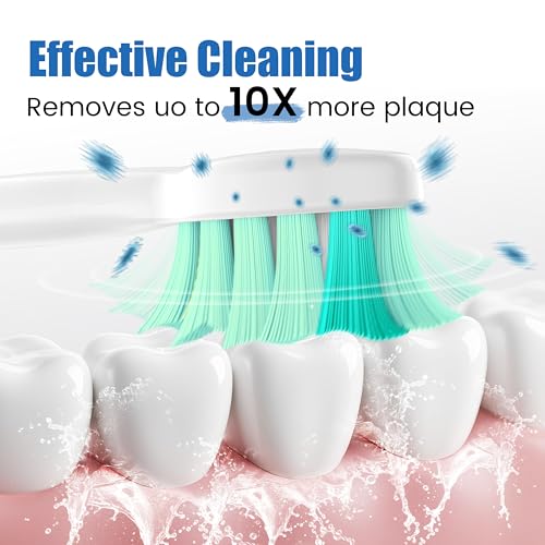 POSWEENR Replacement Toothbrush Heads for Philips Sonicare - 10 Pack